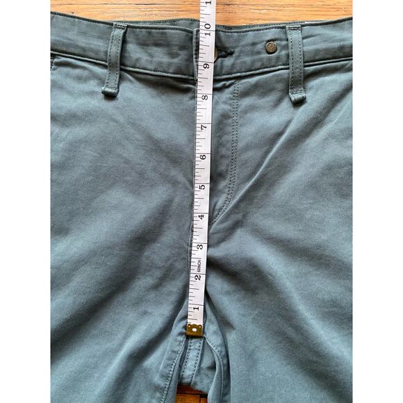 RAG & BONE Fatigue Green Flat Front Tapered Chinos Mens sz 30 - Picture 12 of 15